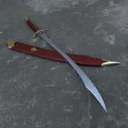 Custom Handmade Wheel of Time Heron Mark Sword | Buster Sword with Scabbard