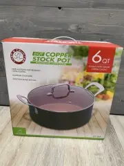 Chef’s Counter 6 Quart Copper Stock Pot