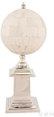 Globe Pleated Shiny Nickel Amaro Bone Brass Silver Buffalo Aluminum