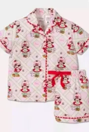 BNWT Peter Alexander Girls Strawberry Shortcake Pj Set Size 14 Kids