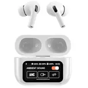 Touch Screen Active Noises Cancellation Earbuds, Wireless Stereo Earphone