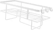 Yardenfun Bathroom Storage Rack Iron Over Toilet Shelf Toilet Storage Holder Space-Saving Organizer for Hotels