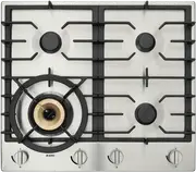 ASKO 60cm 4 Burner Gas Cooktop - Stainless Steel