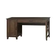 Cairo Large Wooden Computer Study Home Office Task Desk 150cm Dark Walnut