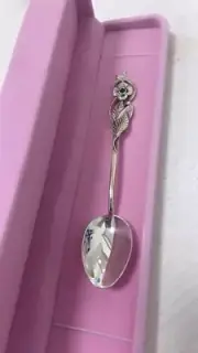 Teaspoon Sandara made of 925 silver 5,1 in