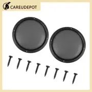 2pcs 8" Black Car Speaker Cover Steel Mesh Sub Woofer Subwoofer Grill New
