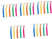 NOLITOY 5sets Interdental Brush for Gum Cleaning Cleaning Brush Strengthening Tools 50pcs*5