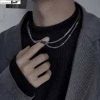 在飛比找蝦皮購物優惠-Korea Style men's Necklace tre