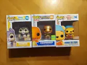 LOT Funko Pop Thumper #1186 Charmander #455 Winnie the Pooh #1140 BOXLUNCH SDCC