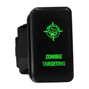 ZOMBIE TARGETING 802G Push switch 12V LED green For Toyota Tacoma Highlander (for: Toyota)