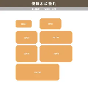 【鐵架配件｜無客製化】多尺寸MDF木紋墊片1片 木紋墊片 鐵架配件 鐵力士架 波浪架配件