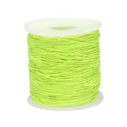 Elastic Cord Stretchy String 0.8mm 109 Yards Fluorescent Yellow for Crafts