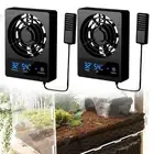 Smart Cooling Fan for Reptile Tank Noise and LED Display