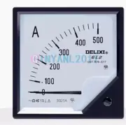 1pcs New DELIXI 6L2-A AC Ampere meter pointer type 50/5A 100/5 200/5 300/5 350/5