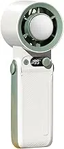 Nuyhgtr Ergonomic Portable Fan, Rechargeable Handheld Fan 6000mAh, 199 Speed Foldable Lightweight Conditioner Cooler for Car Office Camping Bedroom Travel Outdoor Beach, 2.42x2.2x7.01 inches