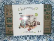 Robotime DIY 3D Wooden Miniature House Building Kit: Simon's Coffee Shop