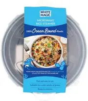 White Magic Ocean Microwave Rice Steamer