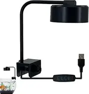 Aquarium Led Light - Adjustable Fish Lamp, Smart Brightness Modes | Shrimp Fish Marine Lighting, 360 Degree Adjustable Flexible Led Tank Light, Remote Fish Tank Light, Energy-Efficient Aquarium Lamp