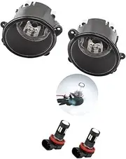 Compatible For Range Rover Sport L322 2003-2009 Fog Light Headlight Compatible For Land Rover Discovery 2 3 LED Fog Lights Halogen Fog Lamp Car Parts(LED L and R)
