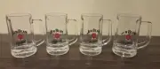 Set of 4 Jim Beam Highball Bourbon Whiskey Glasses Mugs