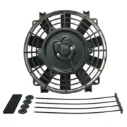 Derale Tornado 8" Straight Blade Electric Puller Fan w/ Mounting Kit 500 CFM
