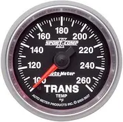 Autometer 2-1/16" Transmission Temp, 100-260｡F, Step Motor, Sport-Comp II (3657)
