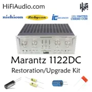 Marantz 1122DC amplifier rebuild restoration recap service kit repair capacitor