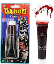 Stage Blood - Special Effect Blood Tube,Vampire Blood Tube for Zombie Makeup Washable Fake Blood Realistic Stage Blood for Halloween Costume