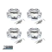 4 x Moto Metal Wheel Center Cap Chrome 845L1451R