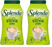 Stevia Liquid Zero Calorie Sweetener Drops, 1.68 Ounce Bottle (Pack of 2)