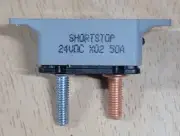 BUSSMANN SHORTSTOP CIRCUIT BREAKER 24VDC X02 50A RV CAMPER TRUCK