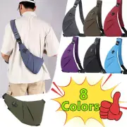 Anti-theft Chest Shoulder Messenger Backpack Men Sling Crossbody Bag Waterproof