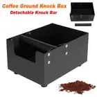 Coffee Grounds Knock Box Detachable Knock Bar Espresso Powder Residue Bucket