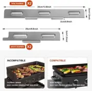 WindGuard For Blackstone 22"Griddle,Stainless Steel Magnetic Wind Screen,SilverA