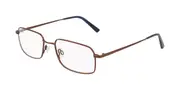 Flexon H6074 210 Men's Glasses Brown Size 55 - Private Health Rebate - Blue Light Block Available