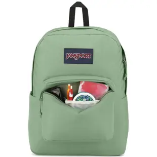 jansport  SUPERBREAK  plus  15吋電腦隔層 牛果綠 後背包