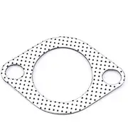 2.25 inch 56mm Aluminum Car EngineDownpipe Flange Universal Exhaust Pipe Gasket with Two Holes 5pcs/LotYC101291