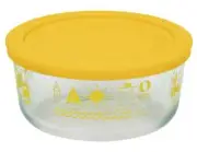 PYREX 4 Cup SUMMER FUN Glass Storage Bowl *BEACH LIGHTHOUSE SAILBOAT FISH SWIM