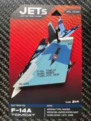 Jet Eyes Grumman F-14A Tomcat Aircraft Stab Skin Panel Tag Completely SOLD OUT