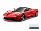 DIECAST CAR & DISPLAY CASE LAFERRARI, RED BBURAGO 16901 1/18 SCALE DIECAST CAR