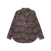 [Needles] Needles Bandana-print Shirt M BLACK/RED
