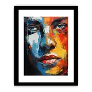Man Face Modern Art Framed Art Framed print Art Poster
