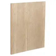 Kaboodle Hazelnut V Modern Corner Wall Cabinet Door - 2 Pack