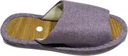 [de fonseca] Osaka Women's Slippers with Natural Effect Sole Terry Cloth Inside Purple 36/37 Purple 40 EU, purple, 40 EU