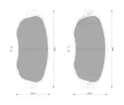 Bosch Front Brake Pads for Toyota Cresta X9 2.5L Petrol 1JZGTE 1992 - 1996 (for: Toyota)