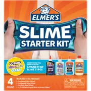 Elmer's Slime Starter Kit Cosmic Metallic & Clear each