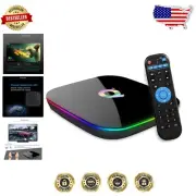 High-Performance Android 10.0 TV Box 4GB RAM - 6K Support & Wi-Fi Connectivity