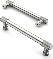 [Asidrama] 10 Pack 5 Inch(128mm) Brushed Satin Nickel Cabinet Pulls Cabinet Handles Cupboard Handles Kitchen Cabinet Hardware for Cupboard Drawer Pulls