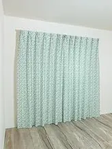 [KAIRACE] Flameproof Curtain Set of 4 Panels (Thick 2, Lace 2) [Made in Japan 144 Size] William Morris [Rosehip Rose Hip] Thick (Heat Insulation, Thermal Insulation, Grade 3 Light Blocking) + Mirror