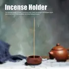 (B)Incense Holder For Sticks Wooden Copper Small Round Incense Aromatherapy Va